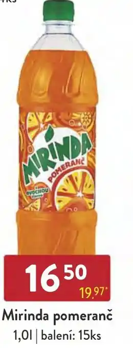 Qanto Mirinda pomeranč 1,0L nabídka