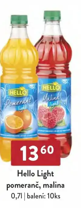 Qanto Hello Light pomeranč, malina 0,7L nabídka