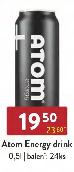 Qanto Atom Energy drink 0.5L nabídka