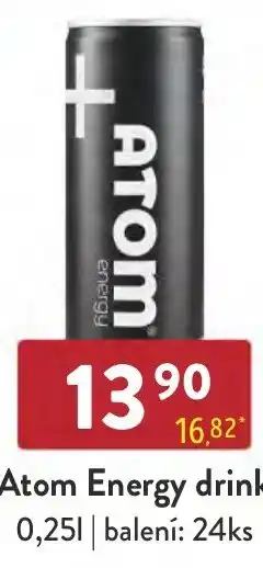Qanto Atom Energy drink 0.25L nabídka