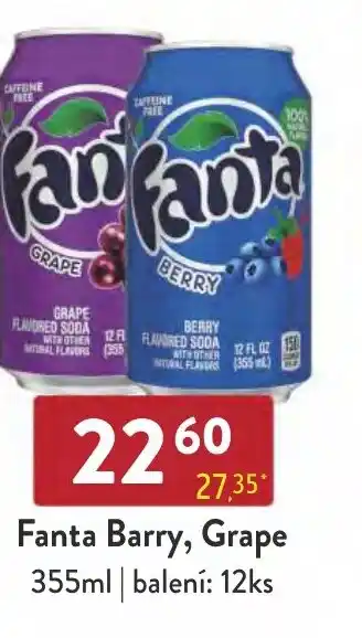 Qanto Fanta Barry, Grape 355ml nabídka