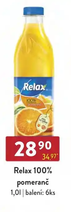 Qanto Relax 100% pomeranč 1,0L nabídka