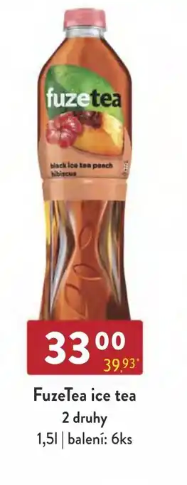Qanto FuzeTea ice tea 2 druhy 1,5L nabídka