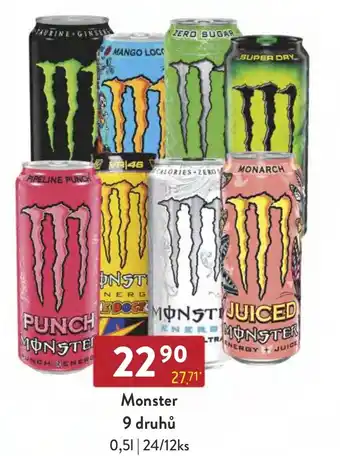 Qanto Monster 9 druhů 0.5L nabídka