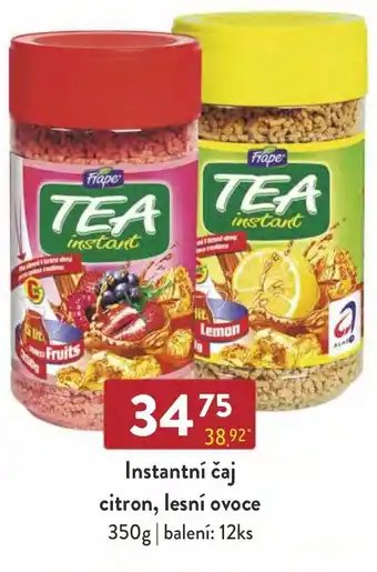 Qanto Instantní čaj citron, lesní ovoce nabídka