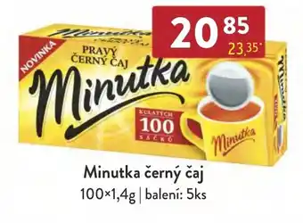 Qanto Minutka černý čaj nabídka