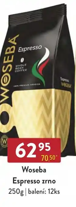 Qanto Woseba Espresso zrno 250g nabídka