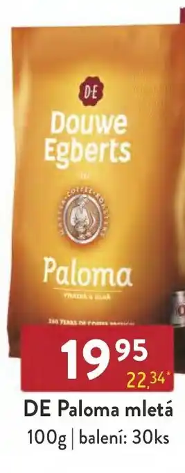 Qanto DE Paloma mletá 100g nabídka