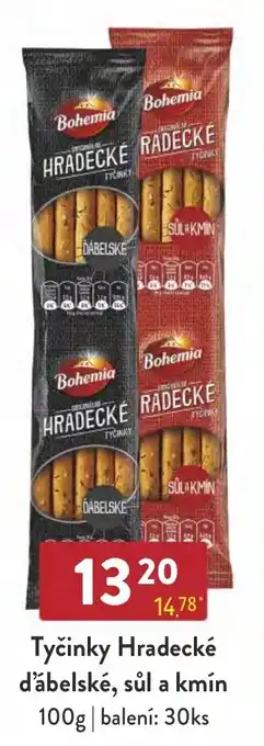 Qanto Tyčinky Hradecké d'ábelské, sůl a kmín 100g nabídka