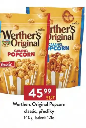 Qanto Werthers Original Popcorn classic, přeclíky 140g nabídka