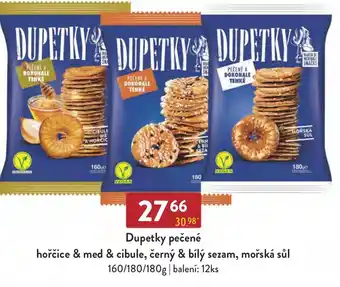 Qanto Dupetky pečené hořčice & med & cibule, černý & bílý sezam, mořská sůl 160/180/180g nabídka
