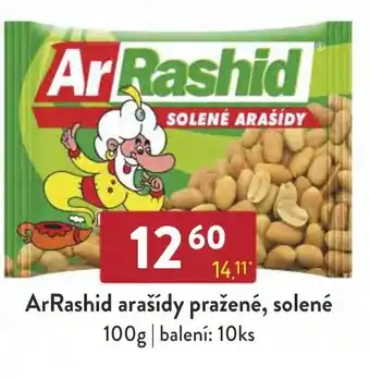 Qanto ArRashid arašídy pražené, solené 100g nabídka