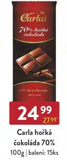 Qanto Carla hořká čokoláda 70% nabídka