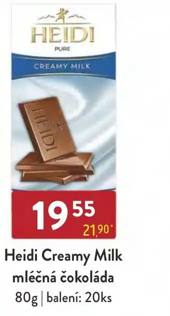 Qanto Heidi Creamy Milk mléčná čokoláda 80g nabídka