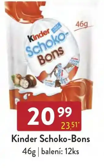 Qanto Kinder Schoko-Bons 46g nabídka