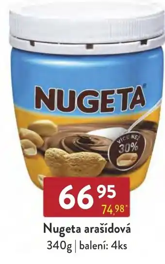 Qanto Nugeta arašídová 340g nabídka