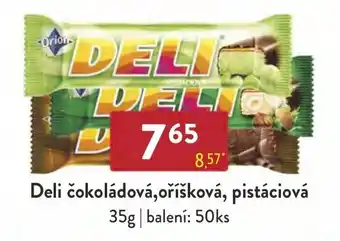 Qanto Deli čokoládová,oříšková, pistáciová 35g nabídka