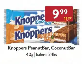 Qanto Knoppers Peanut Bar, Coconut Bar 40g nabídka