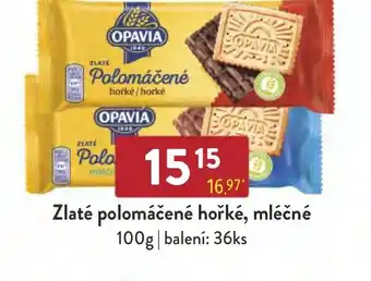 Zlaté polomáčené hořké, mléčné 100g