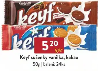 Qanto Keyf sušenky vanilka, kakao 50g nabídka