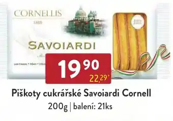 Qanto Piškoty cukrářské Savoiardi Cornell 200g nabídka