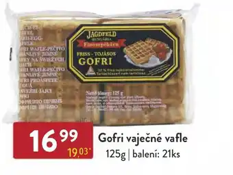 Qanto Gofri vaječné vafle 125g nabídka