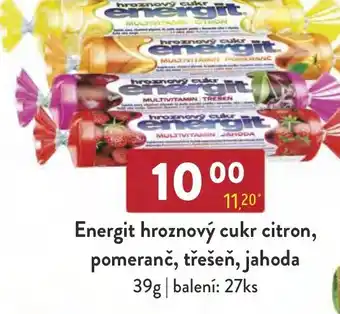 Qanto Energit hroznový cukr citron, pomeranč, třešeň, jahoda 39g nabídka