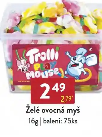 Qanto Želé ovocná myš 16g nabídka