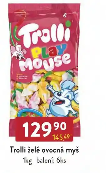 Qanto Trolli želé ovocná myš 1kg nabídka