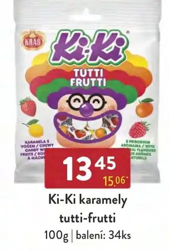 Qanto Ki-Ki karamely tutti-frutti 100g nabídka