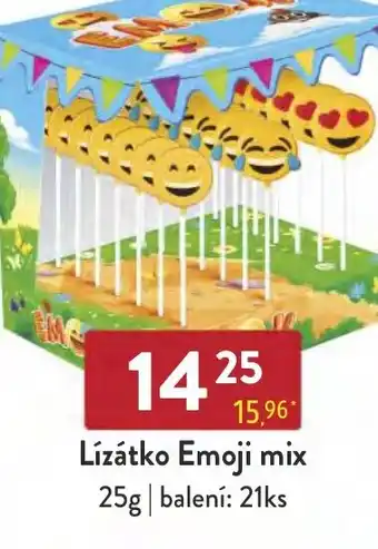 Qanto Lízátko Emoji mix 25g nabídka