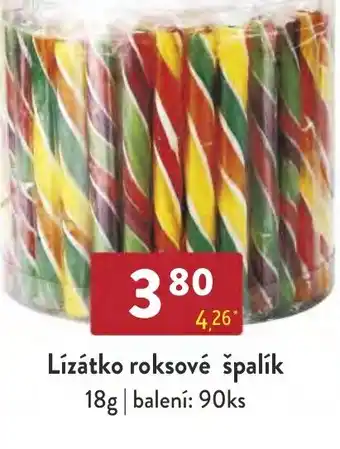 Qanto Lízátko roksové špalík 18g nabídka