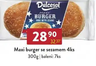 Qanto Maxi burger se sezamem 4ks nabídka