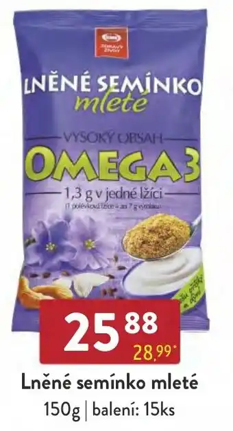 Qanto Lněné semínko mleté 150g nabídka