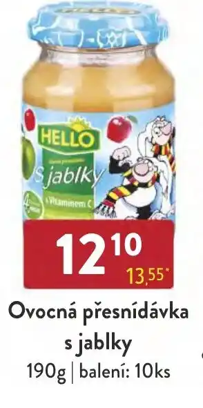 Qanto Ovocná přesnídávka s jablky 190g nabídka