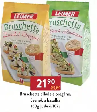 Qanto Bruschetta cibule a oregáno, česnek a bazalka 150g nabídka