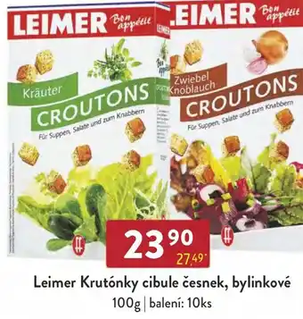 Qanto Leimer Krutónky cibule česnek, bylinkové 100g nabídka