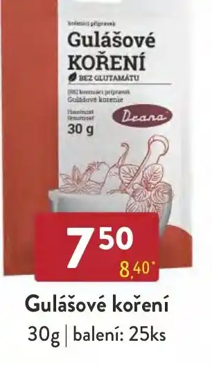 Qanto Gulášové koření 30g nabídka
