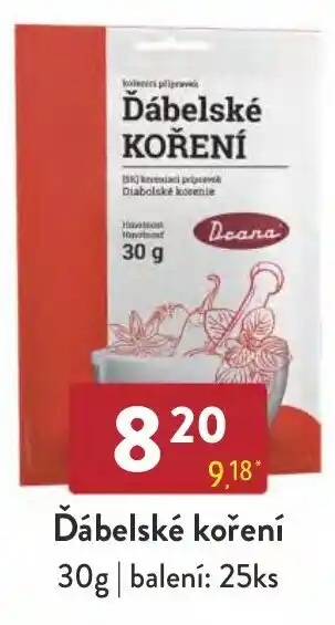 Qanto Ďábelské koření 30g nabídka