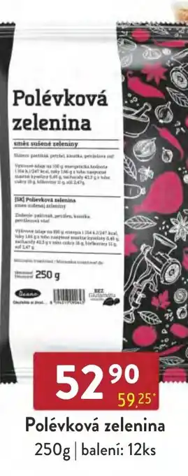 Qanto Polévková zelenina 250g nabídka