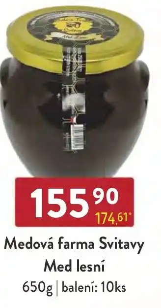 Qanto Medová farma Svitavy Med lesní 650g nabídka