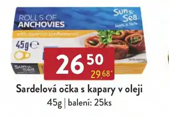 Sardelová očka s kapary v oleji 45g