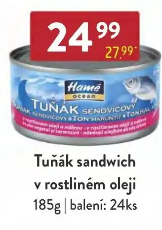 Qanto Tuňák sandwich v rostliném oleji 185g nabídka