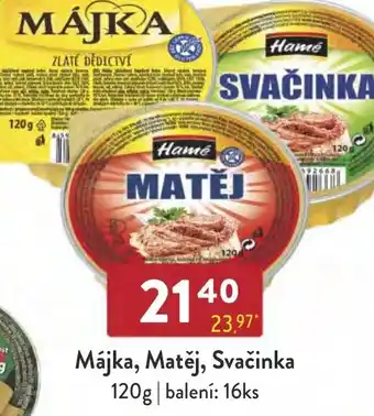 Qanto Májka, Matěj, Svačinka 120g nabídka