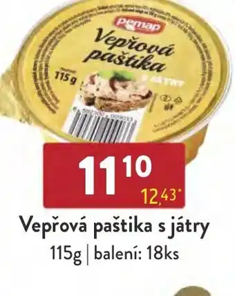 Qanto Vepřová paštika s játry 115g nabídka