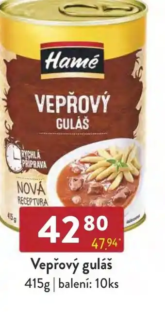 Qanto Vepřový guláš 415g nabídka