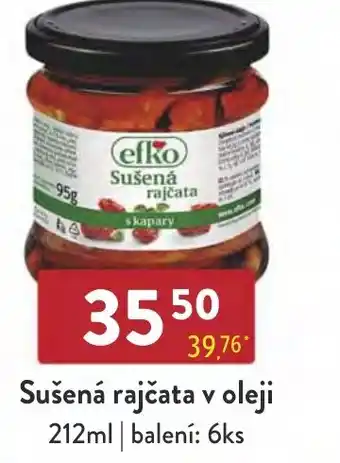 Qanto Sušená rajčata v oleji 212ml nabídka
