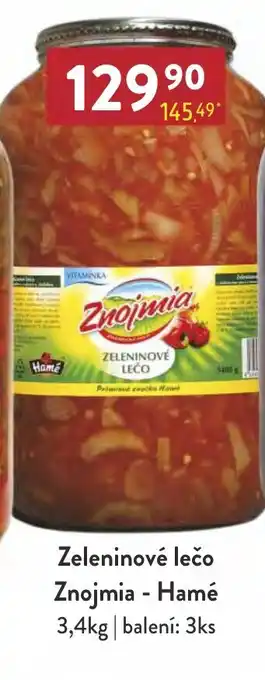 Qanto Zeleninové lečo Znojmia - Hamé 3.4kg nabídka