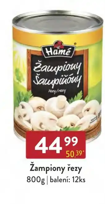 Qanto Žampiony řezy 800g nabídka