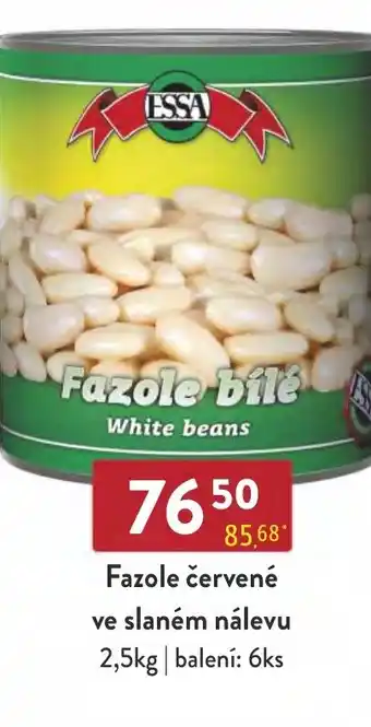 Qanto Fazole červené ve slaném nálevu 2,5kg nabídka